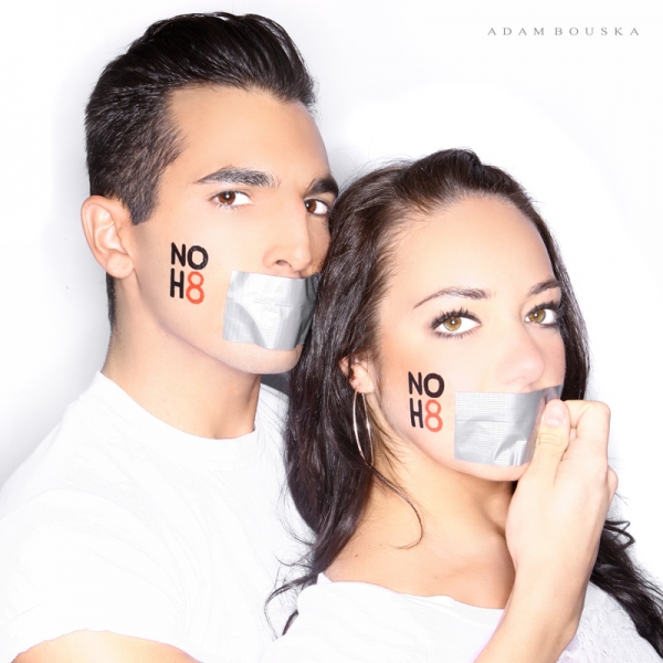 Photo Flash: WEST SIDE STORY Tour Cast Supports NoH8 Campaign 