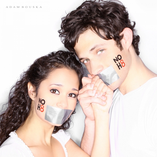 Photo Flash: WEST SIDE STORY Tour Cast Supports NoH8 Campaign Image