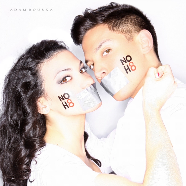 Photo Flash: WEST SIDE STORY Tour Cast Supports NoH8 Campaign 