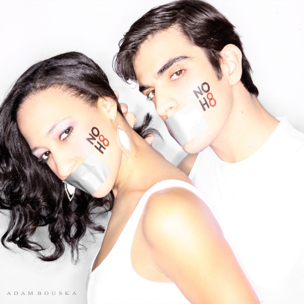 Photo Flash: WEST SIDE STORY Tour Cast Supports NoH8 Campaign 