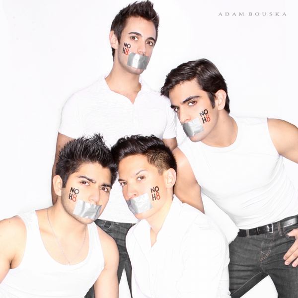 Photo Flash: WEST SIDE STORY Tour Cast Supports NoH8 Campaign Image