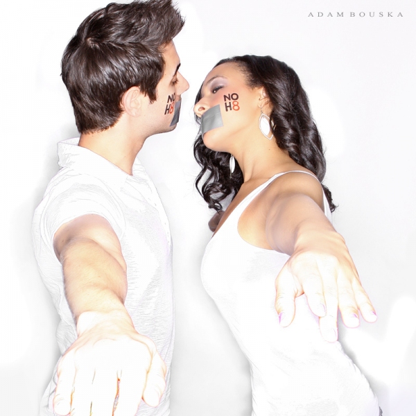 Photo Flash: WEST SIDE STORY Tour Cast Supports NoH8 Campaign Image