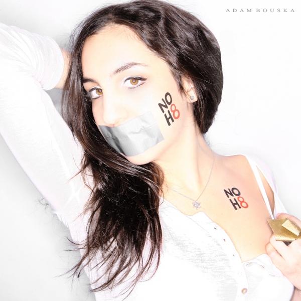 Photo Flash: WEST SIDE STORY Tour Cast Supports NoH8 Campaign 