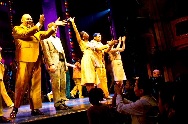 J. Bernard Calloway and Montego Glover with the cast of MEMPHIS Photo