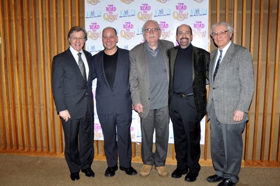 Maury Yeston, Stephen Cole, Thomas Meehan, David Krane and Sheldon Harnick Photo