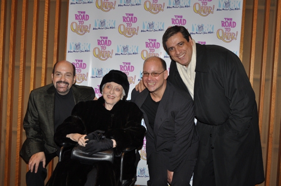 David Krane, Celeste Holm, Stephen Cole and Frank Basile Photo