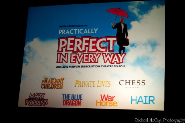 Photo Coverage: 'Practically Perfect in Every Way' Mirvish's 2011-12 Season Image