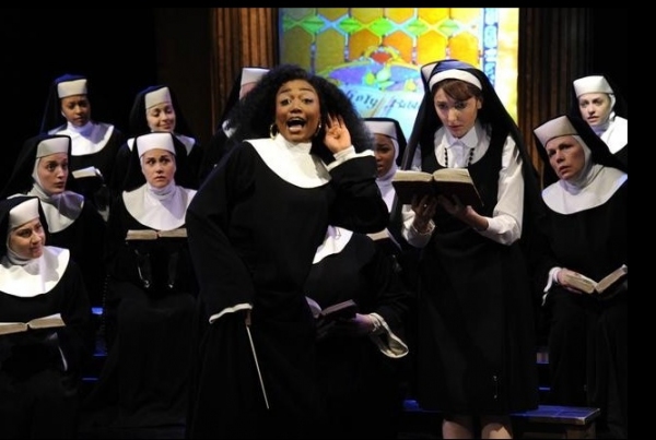 Patina Miller and the Company of SISTER ACT Photo