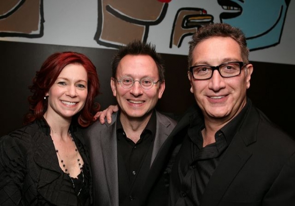 Carrie Preston, actor Michael Emerson and Playwright/Director Moises Kaufman  Photo