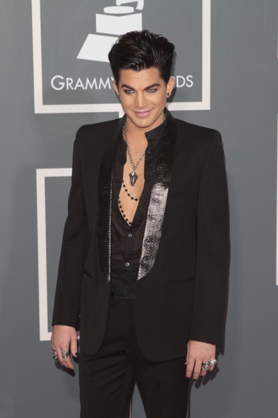 Adam Lambert pictured at The 53rd Annual GRAMMY Awards held at Staples Center in Los  Photo