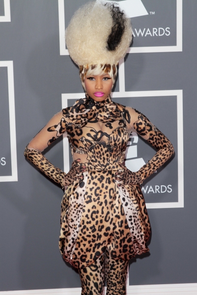 Nicki Minaj pictured at The 53rd Annual GRAMMY Awards held at Staples Center in Los A Photo