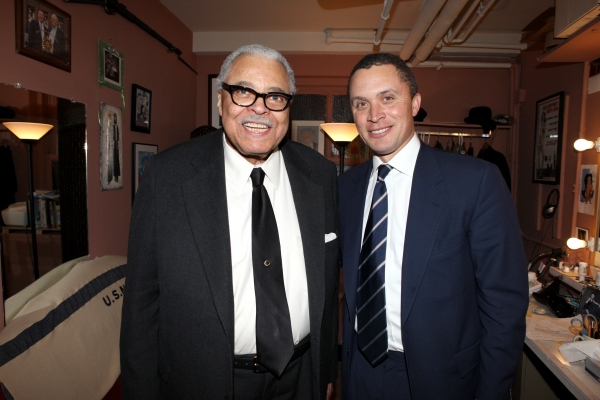 Photo Coverage Exclusive: Harold Ford Jr. visits James Earl Jones Image
