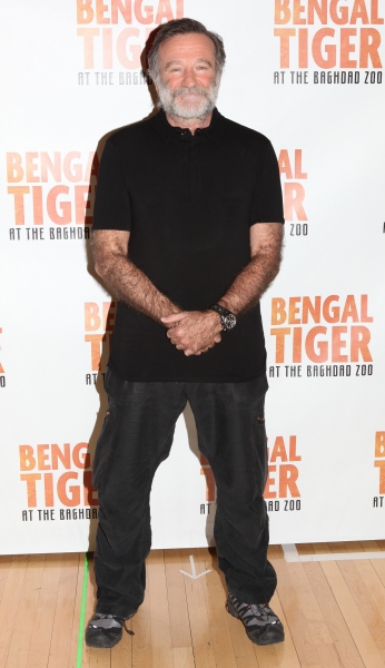 Robin Williams attends the 'Bengal Tiger at The Baghdad Zoo' Meet & Greet during Rehe Photo