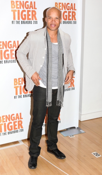 Glenn Davis attends the 'Bengal Tiger at The Baghdad Zoo' Meet & Greet during Rehears Photo