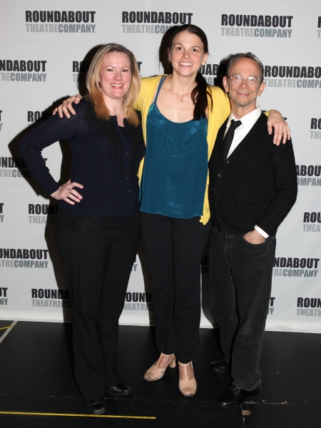 Kathleen Marshall, Sutton Foster & Joel Grey attending the Meet & Greet for the Round Photo