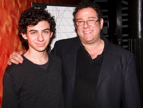 Michael Greif and his son David Photo
