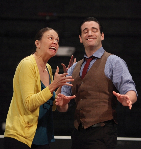 Sutton Foster & Colin Donnell attending the Rehearsal Performance for the Roundabout  Photo