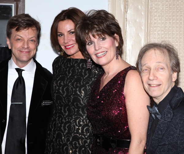Jim Caruso, Countess Luann De Lesseps, Lucie Arnaz & Scott Siegel Backstage at The Be Photo