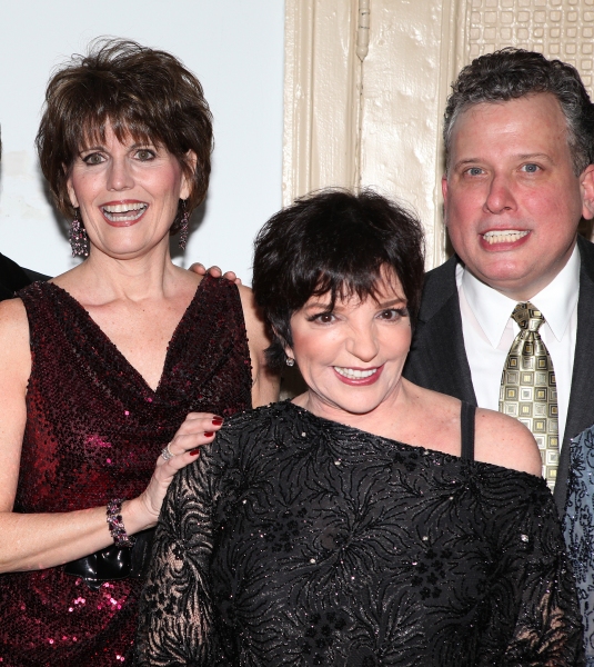 Lucie Arnaz, Liza Minnelli & Billy Stritch Backstage at The Best of Jim Caruso's Cast Photo