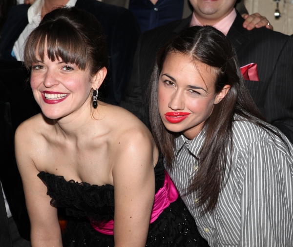Jenna Esposito & Miranda Sings Backstage at The Best of Jim Caruso's Cast Party, a Be Photo