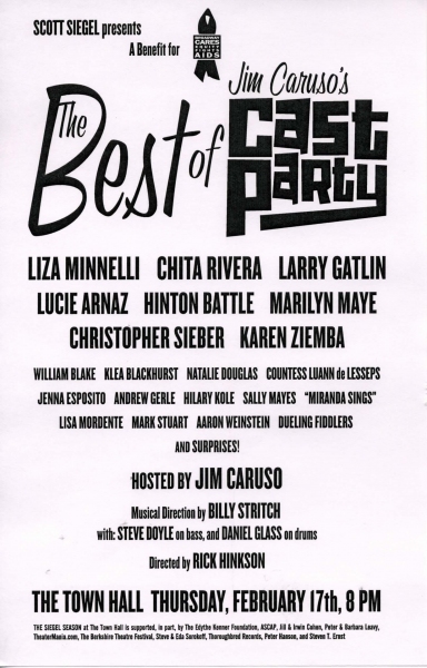 Photo Coverage: Liza, Chita & More in The Best of Jim Caruso's CAST PARTY 
