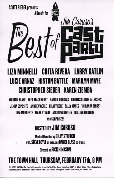 Photo Coverage: Liza, Chita & More in The Best of Jim Caruso's CAST PARTY Image