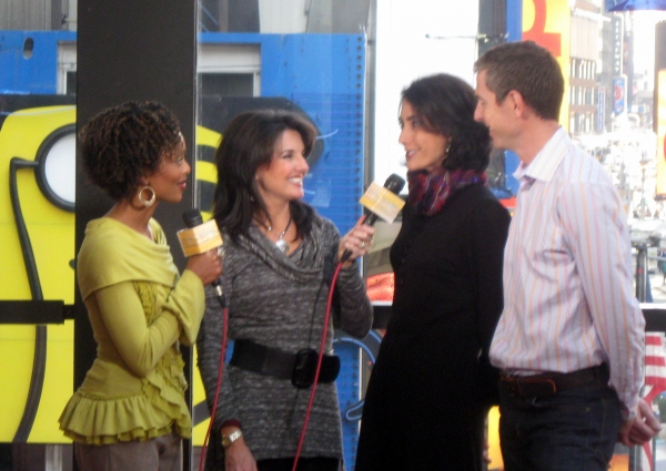 Valonda Calloway and Sharon Delaney from My Carolina Today with Stacey and John Burke Photo