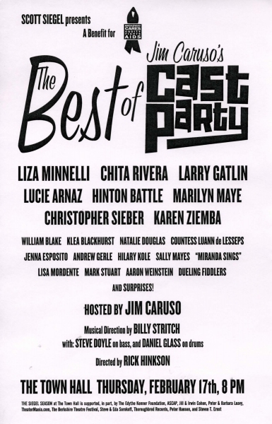 Photo Coverage: Liza, Chita & More Onstage at The Best of Jim Caruso's CAST PARTY Image