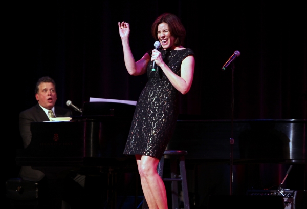 Billy Stritch & Countess Luann De Lesseps performing at The Best of Jim Caruso's Cast Photo