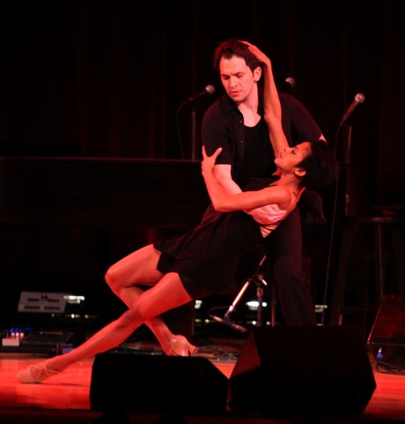 Vivian Nixon & Dancer performing at The Best of Jim Caruso's Cast Party, a Benefit fo Photo