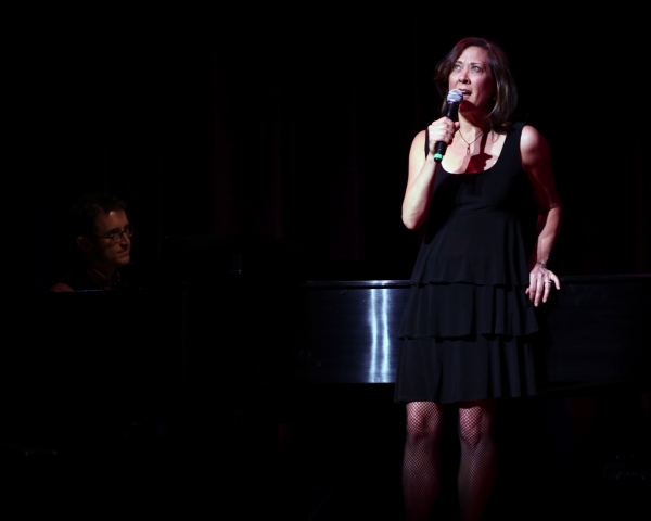Andrew Gerle & Karen Ziemba performing at The Best of Jim Caruso's Cast Party, a Bene Photo