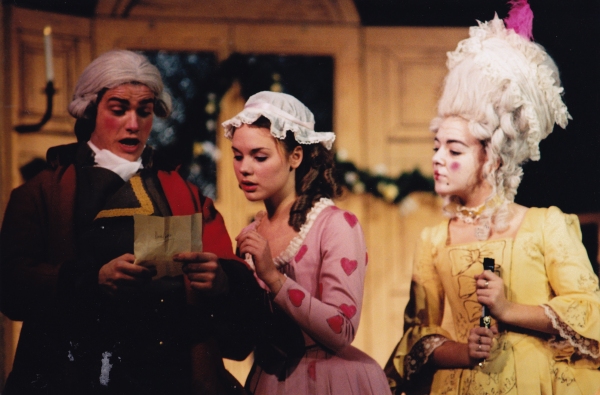 James Hoare, Gina Beck and Sheridan Smith in the original NYMT production of The Kiss Photo