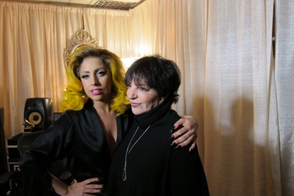 Photo Flash: Liza Minnelli Meets Lady Gaga at Madison Square Garden! 