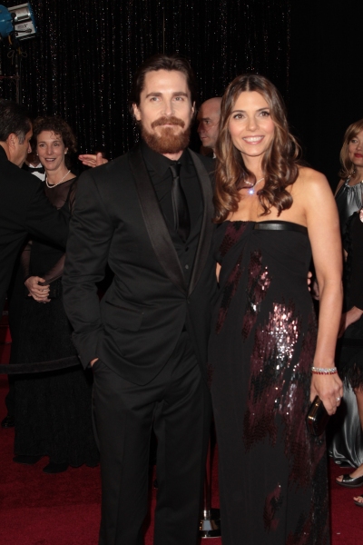 Christian Bale; Sibi Bale pictured at the 83rd Annual Academy Awards - Arrivals held  Photo