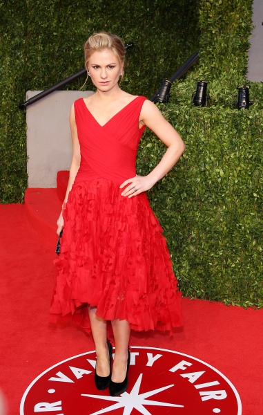 Anna Paquin pictured at The Vanity Fair Oscar Party at Sunset Tower Hotel in Los Ange Photo