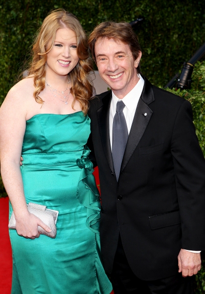 Martin Short and guest pictured at The Vanity Fair Oscar Party at Sunset Tower Hotel  Photo