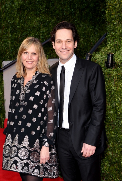 Julie Yaeger and Paul Rudd pictured at The Vanity Fair Oscar Party at Sunset Tower Ho Photo