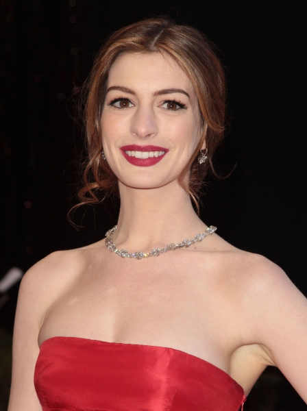 Anne Hathaway pictured at the 83rd Annual Academy Awards - Arrivals held at the Kodak Photo