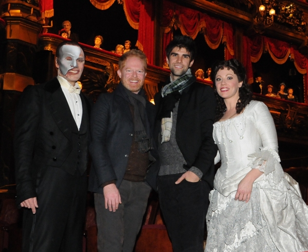 Photo Flash: Jesse Tyler Ferguson Visits PHANTOM OF THE OPERA in Las Vegas Image