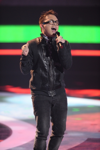 AMERICAN IDOL; Top 24: Clint Jun Gamboa performs in front of the judges on AMERICAN I Photo