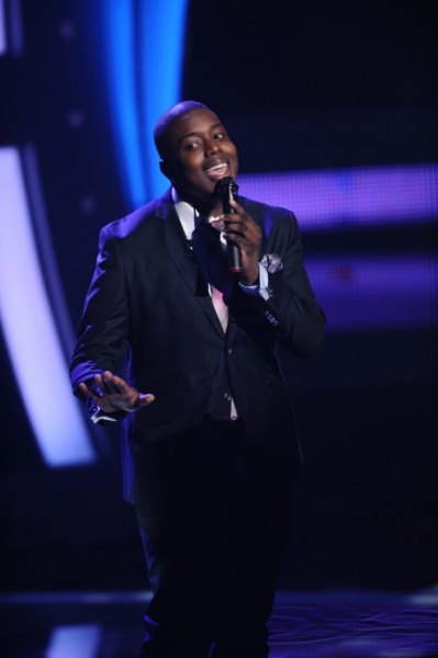 AMERICAN IDOL; Top 24: Jacob Lusk Performs in front of the judges on AMERICAN IDOL ai Photo