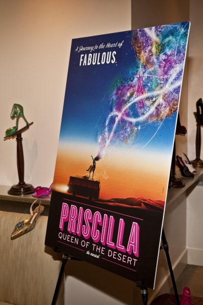 Photo Coverage: Manolo Blahnik Anoints Silver Stiletto Official PRISCILLA Shoe Image