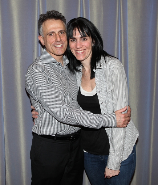 David Greenspan & Leigh Silverman attending the 'Go Back To Where You Are' First Day  Photo