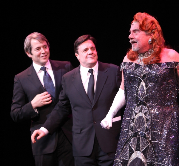 Gary Beach & Matthew Broderick & Nathan Lane (The Producers) performing in STRO! The  Photo