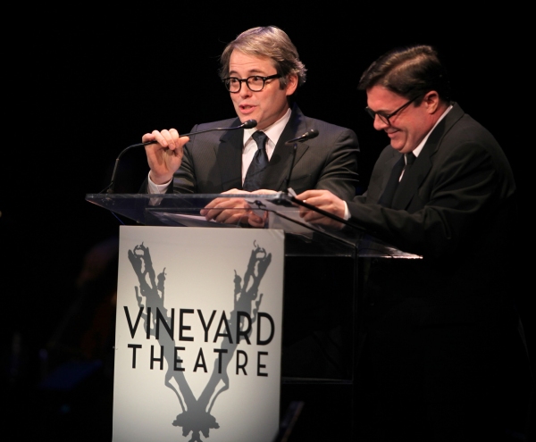 Matthew Broderick & Nathan Lane performing in STRO! The Vineyard Theatre Annual Sprin Photo