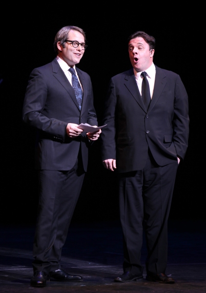 Matthew Broderick & Nathan Lane performing in STRO! The Vineyard Theatre Annual Sprin Photo