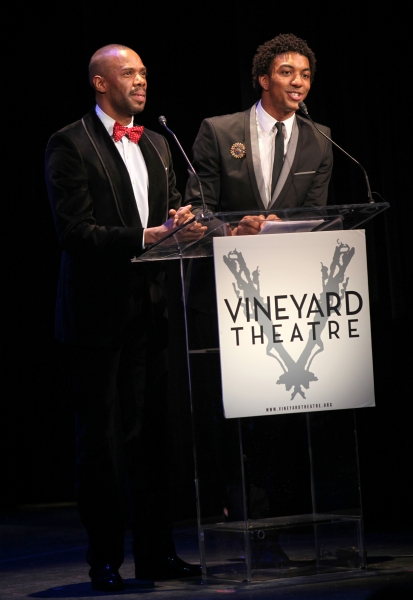 Coleman Domingo & Christian Dante White performing in STRO! The Vineyard Theatre Annu Photo