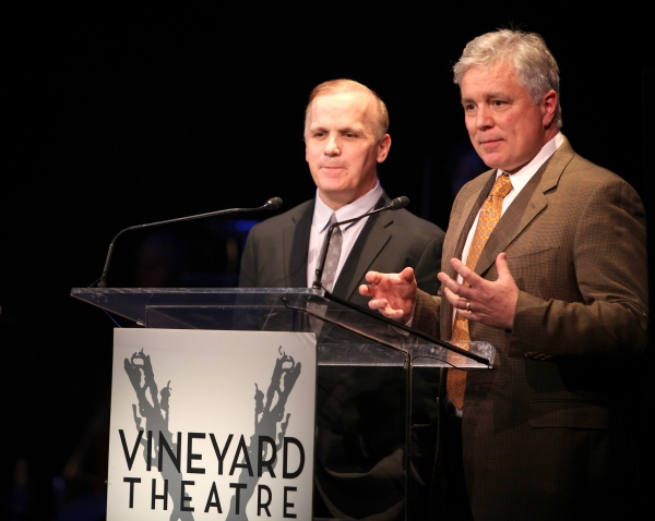 Scott Ellis & David Thompson performing in STRO! The Vineyard Theatre Annual Spring G Photo