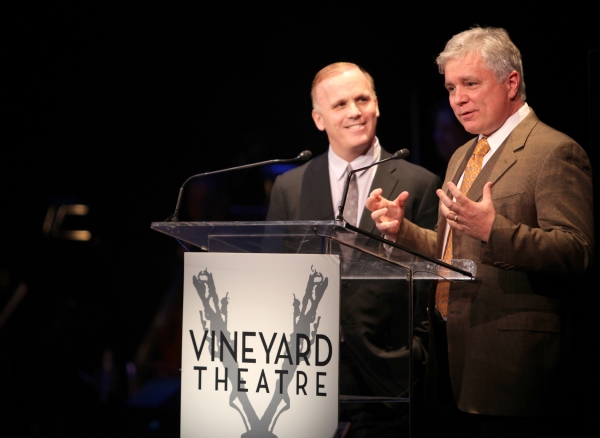 Scott Ellis & David Thompson performing in STRO! The Vineyard Theatre Annual Spring G Photo