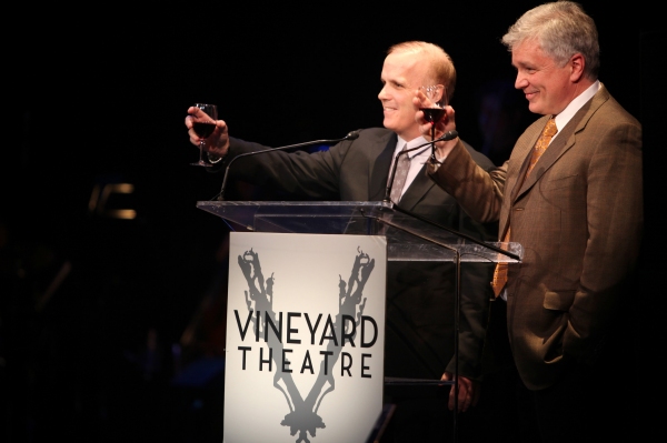 Scott Ellis & David Thompson performing in STRO! The Vineyard Theatre Annual Spring G Photo